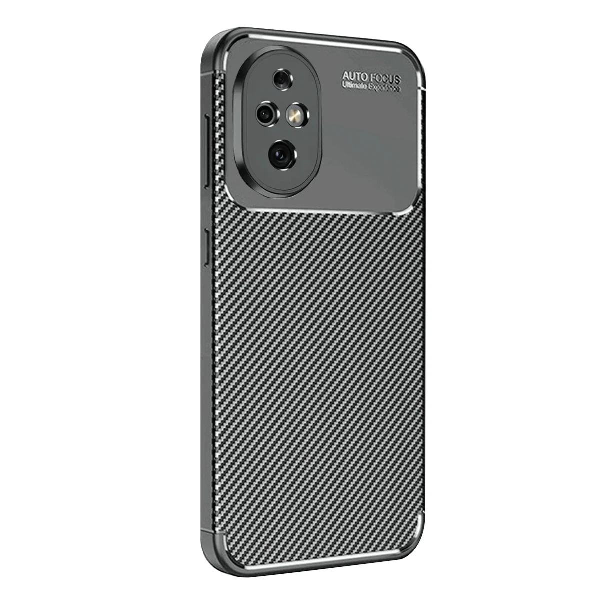 Honor 200 Kılıf Auto Focus Karbon Kapak - Siyah