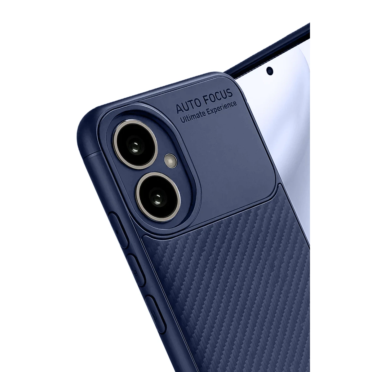 Honor 400 Kılıf Auto Focus Karbon Kapak - Lacivert