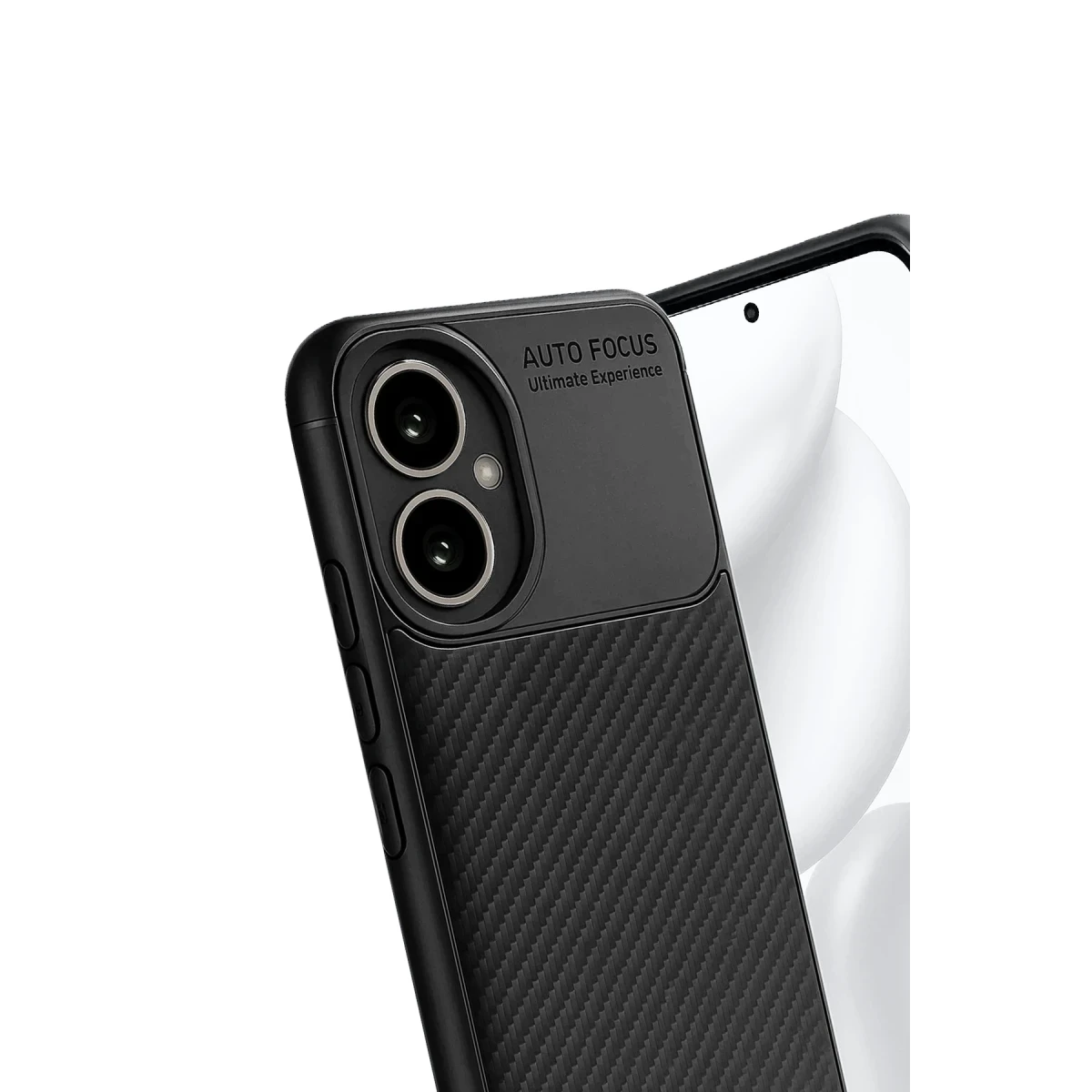 Honor 400 Kılıf Auto Focus Karbon Kapak - Siyah