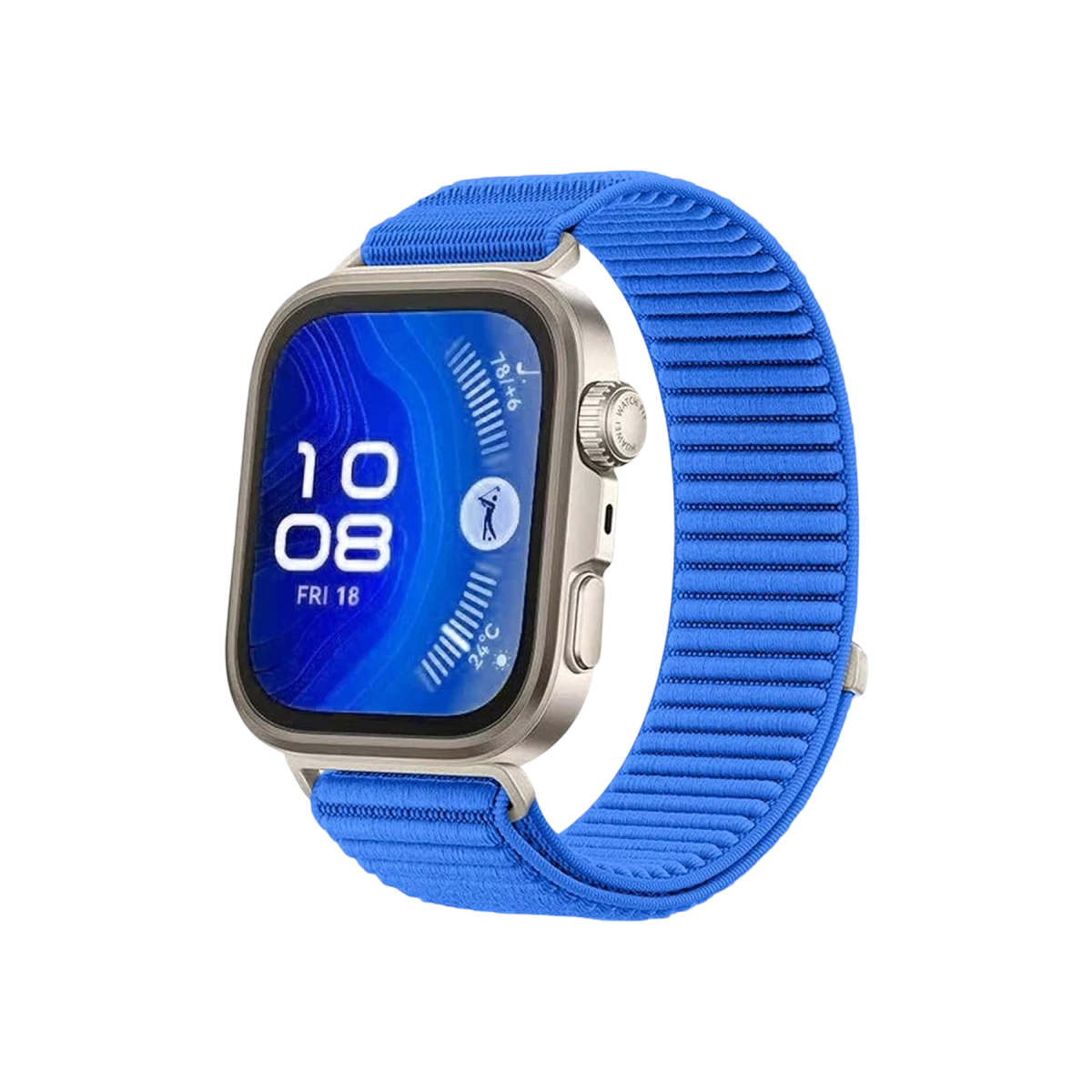 Huawei Fit 4 Braid Kordon - Mavi