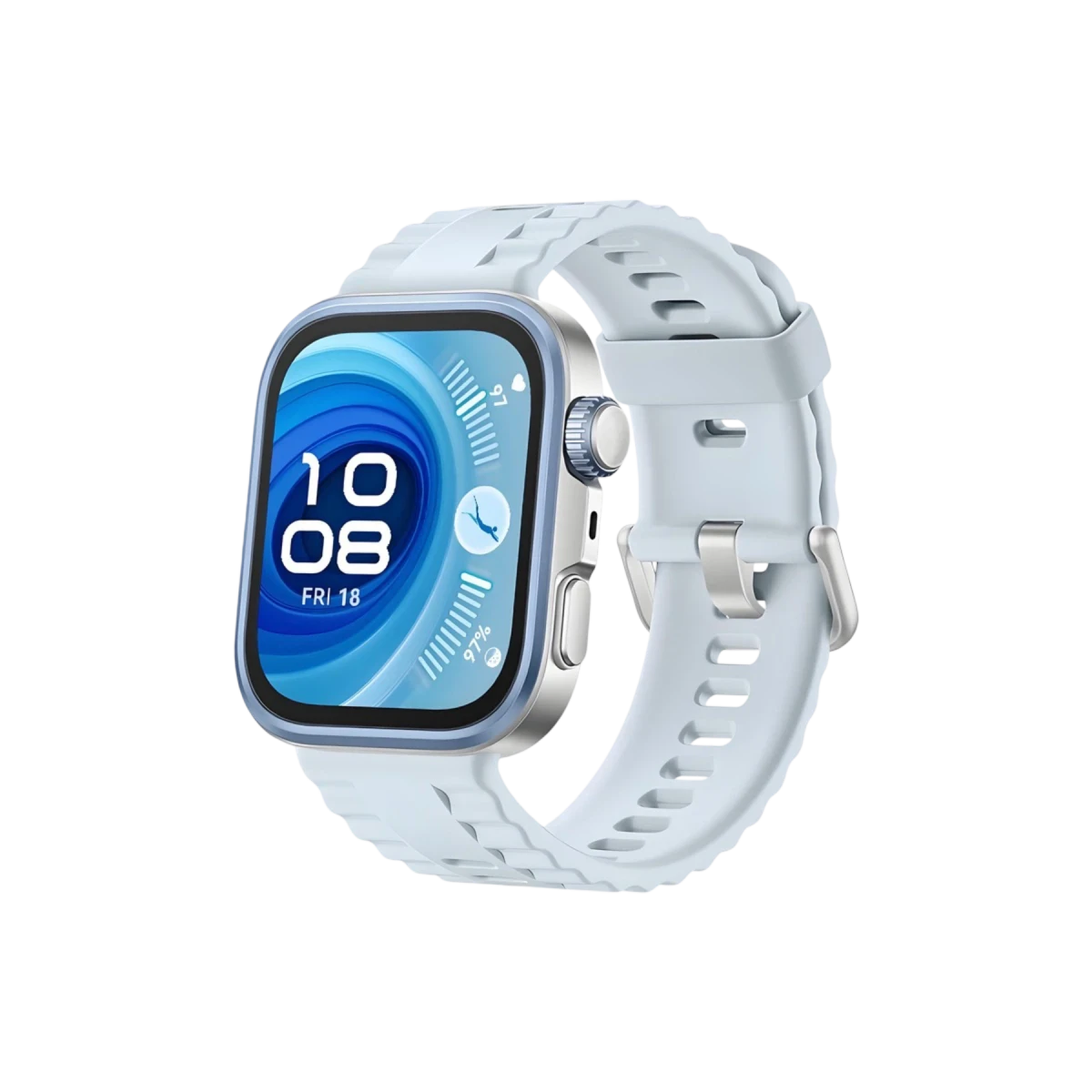 Huawei Fit 4 Nova Silikon Kordon - Açık Mavi