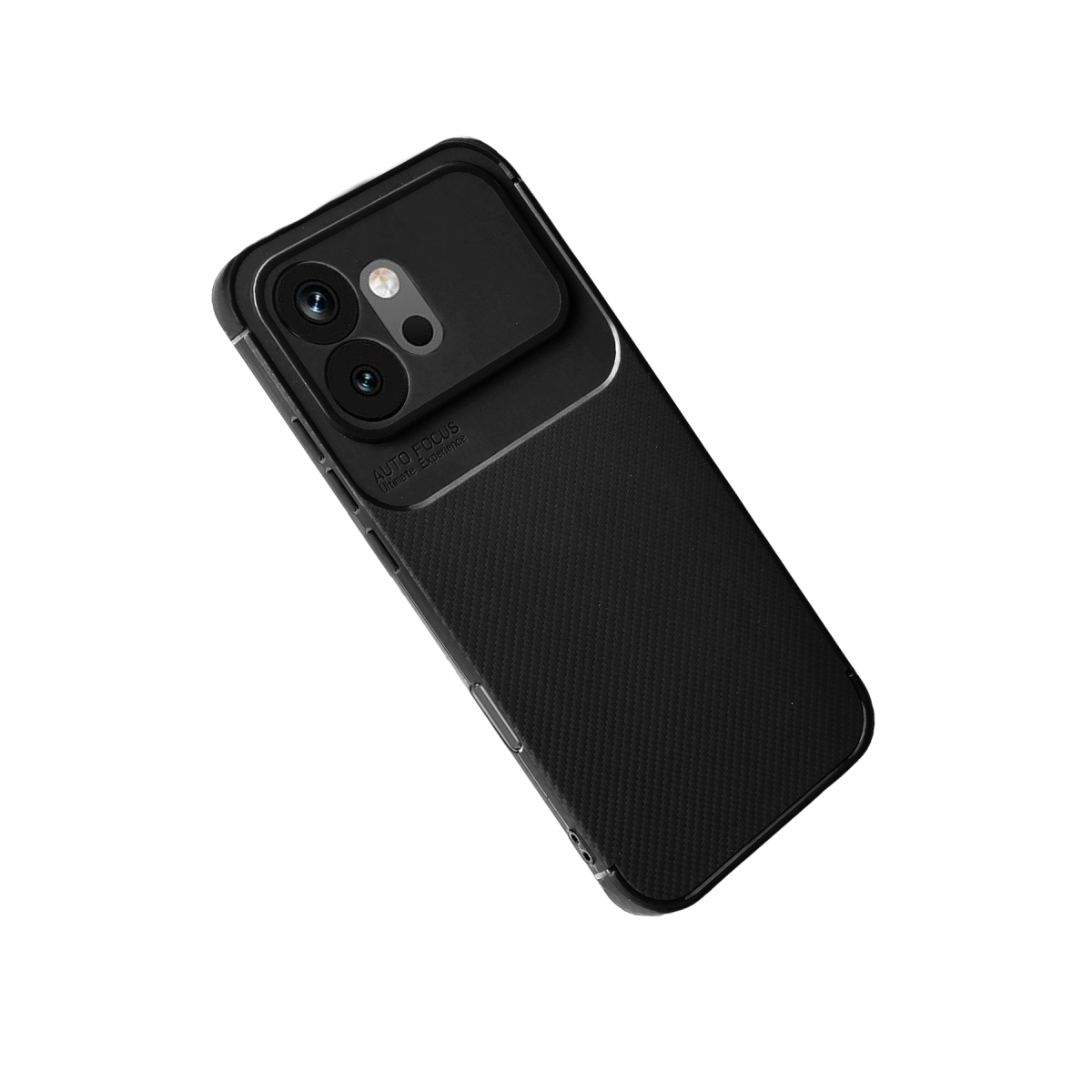 Huawei Honor 600 Auto Focus Karbon Kapak - Siyah