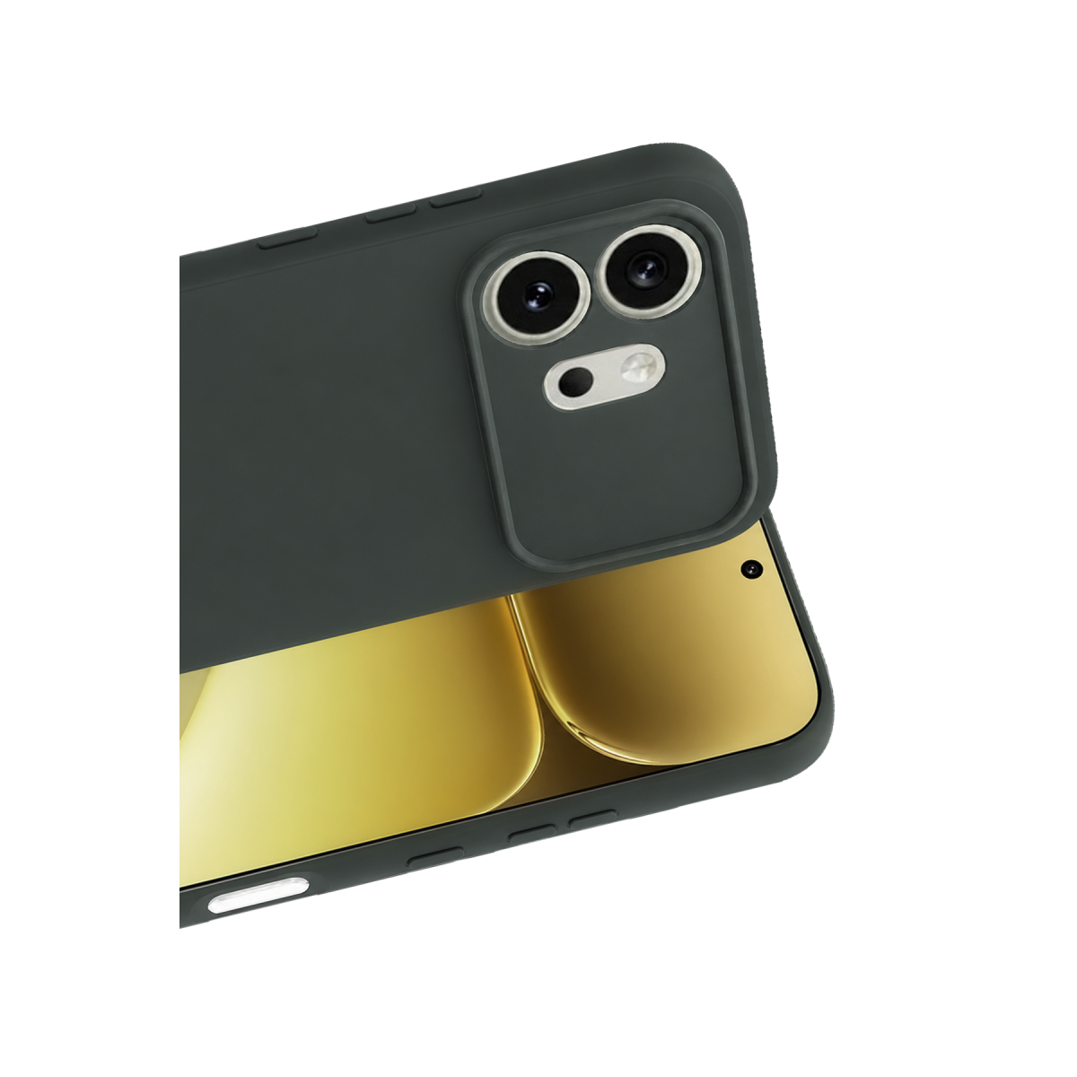 Huawei Honor 600 First Silikon - Koyu Yeşil