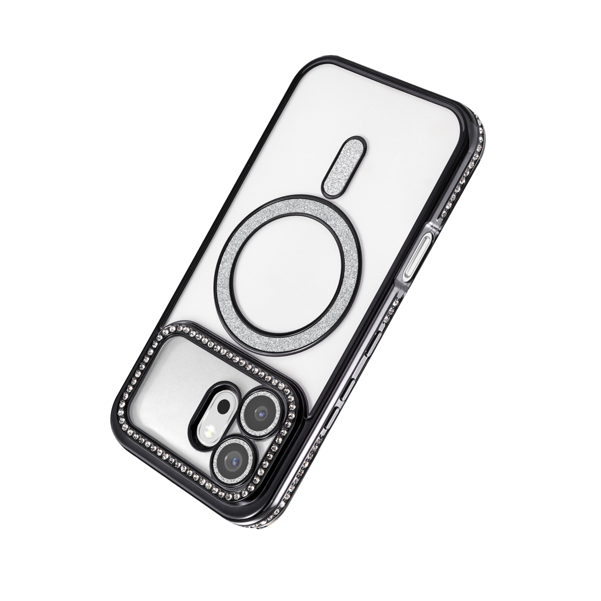 Huawei Honor 600 Joke Simli Magneticsafe Kılıf - Siyah