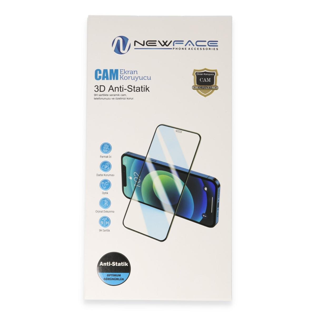 Huawei Honor 600 Lite 3D Antistatik Cam Ekran Koruyucu - Şeffaf
