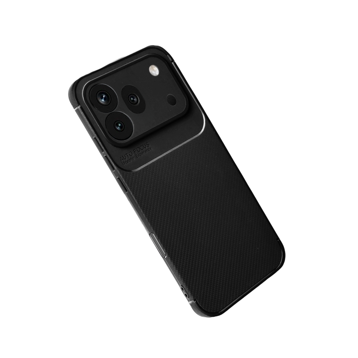 Huawei Honor 600 Pro Auto Focus Karbon Kapak - Siyah