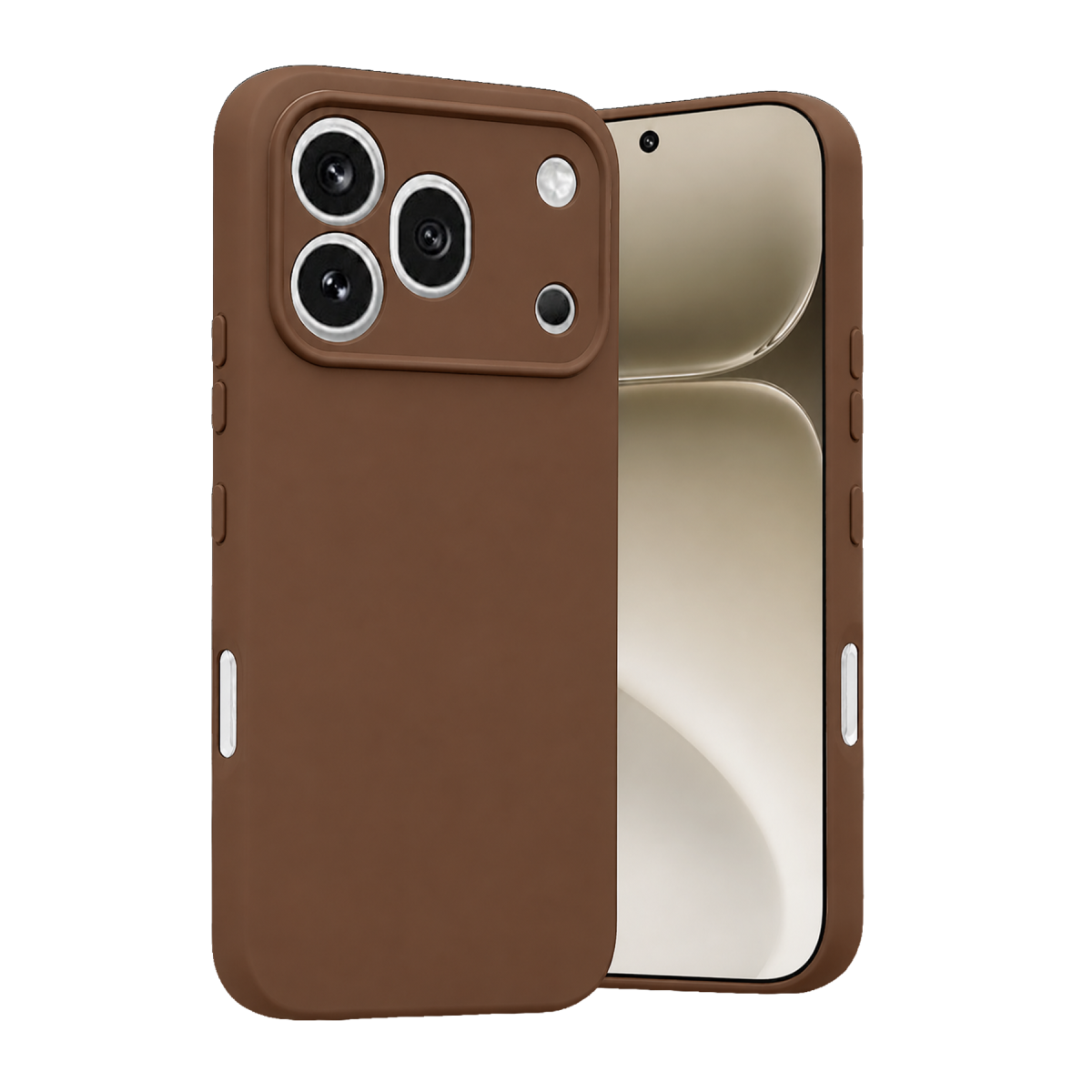 Huawei Honor 600 Pro First Silikon - Kahverengi