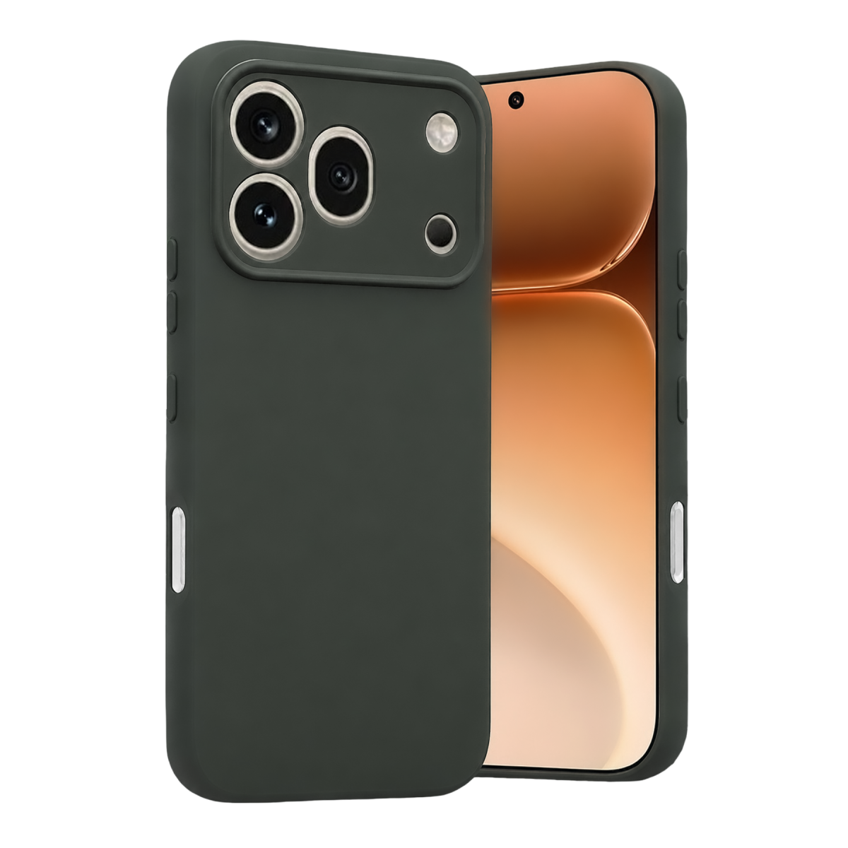 Huawei Honor 600 Pro First Silikon - Koyu Yeşil