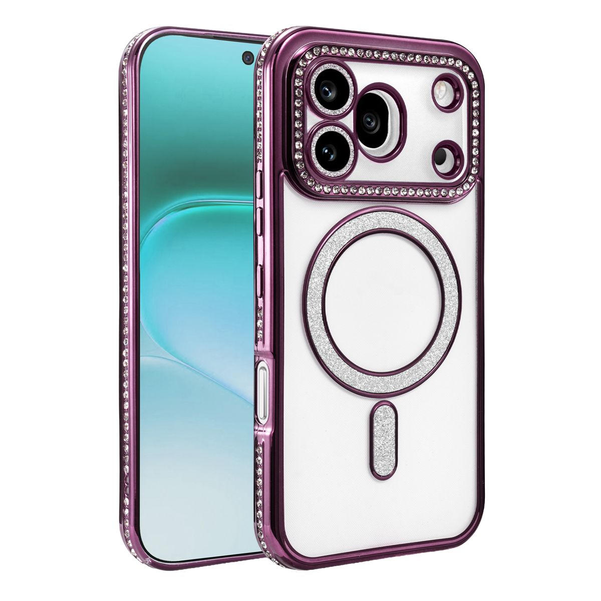 Huawei Honor 600 Pro Joke Simli Magneticsafe Kılıf - Derin Mor