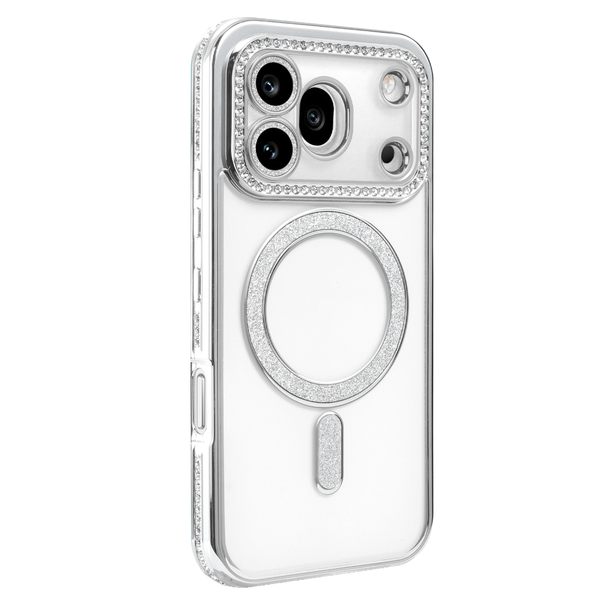 Huawei Honor 600 Pro Joke Simli Magneticsafe Kılıf - Gümüş