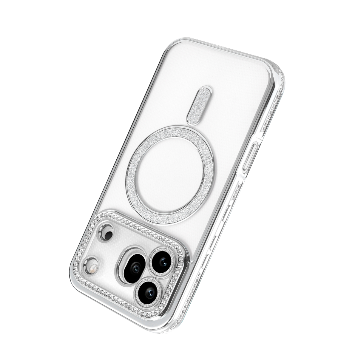 Huawei Honor 600 Pro Joke Simli Magneticsafe Kılıf - Gümüş