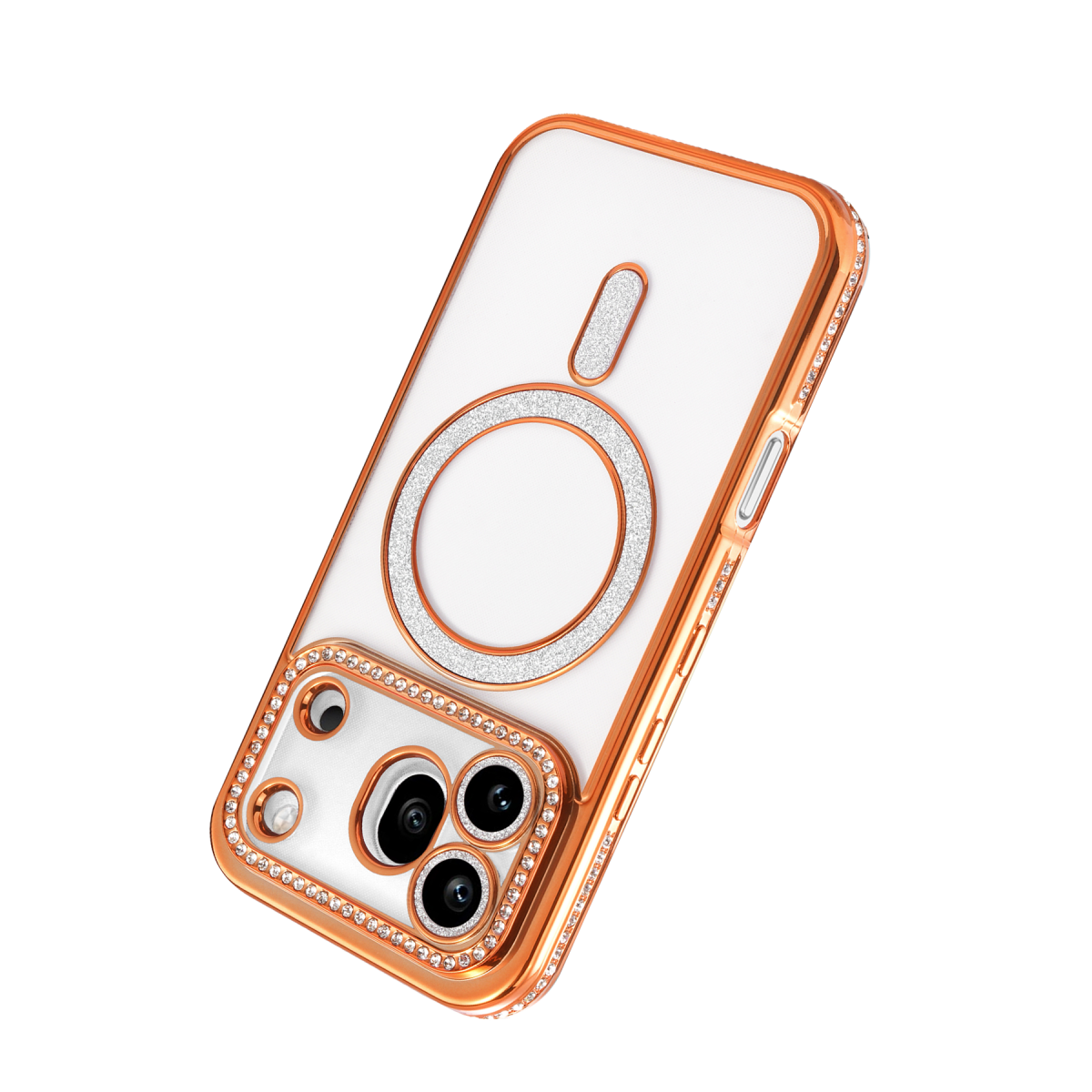 Huawei Honor 600 Pro Joke Simli Magneticsafe Kılıf - Turuncu