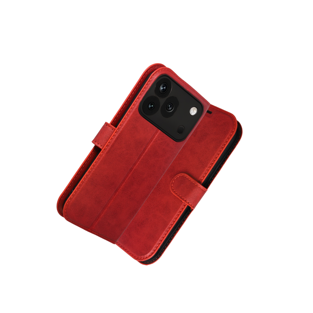 Huawei Honor 600 Pro Trend S Plus Kapaklı Kılıf - Kırmızı