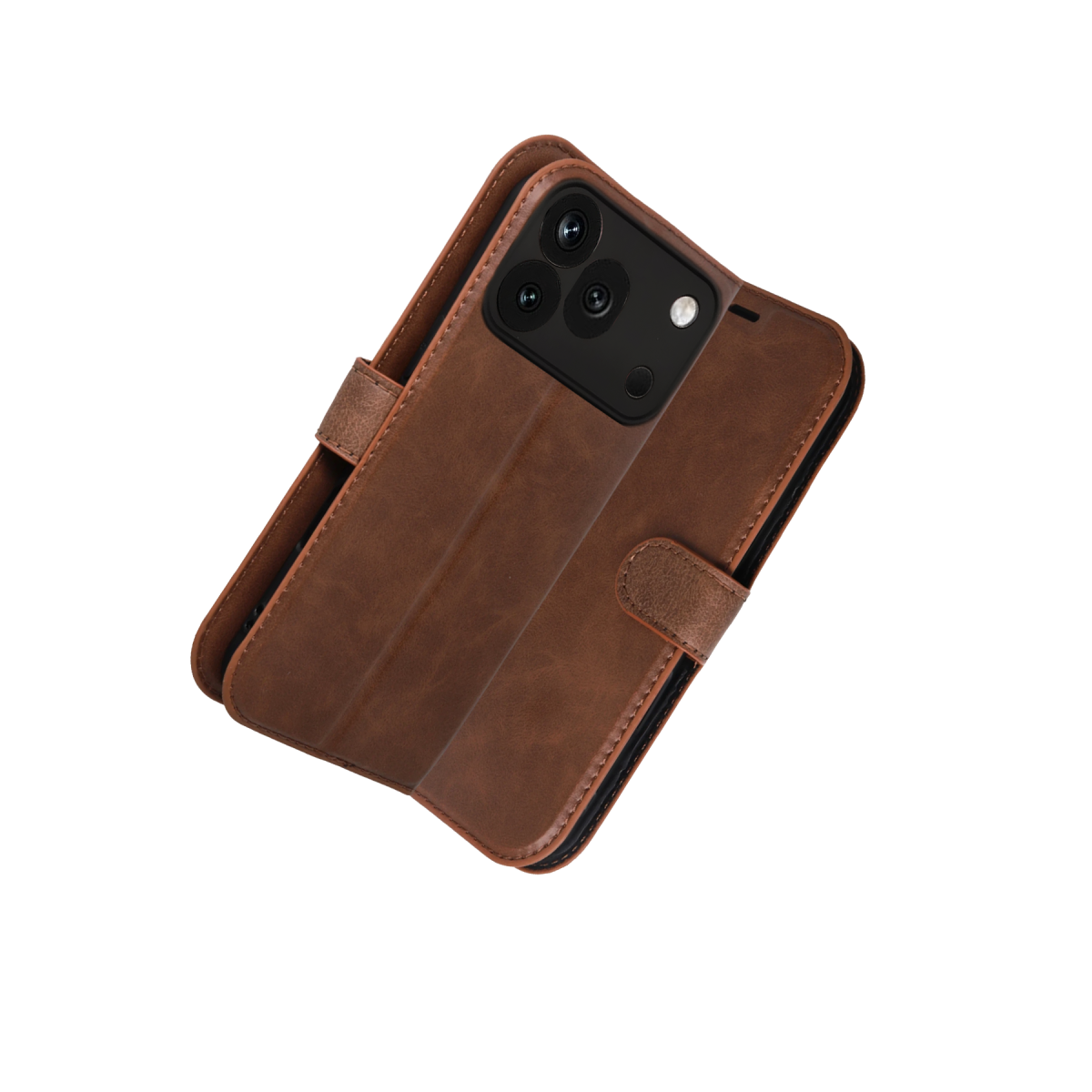 Huawei Honor 600 Pro Trend S Plus Kapaklı Kılıf - Taba