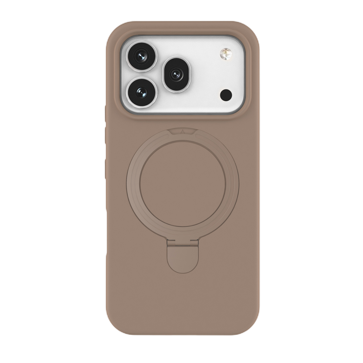 Huawei Honor 600 Regal Magsafe Standlı Kapak - Çöl Titanyum