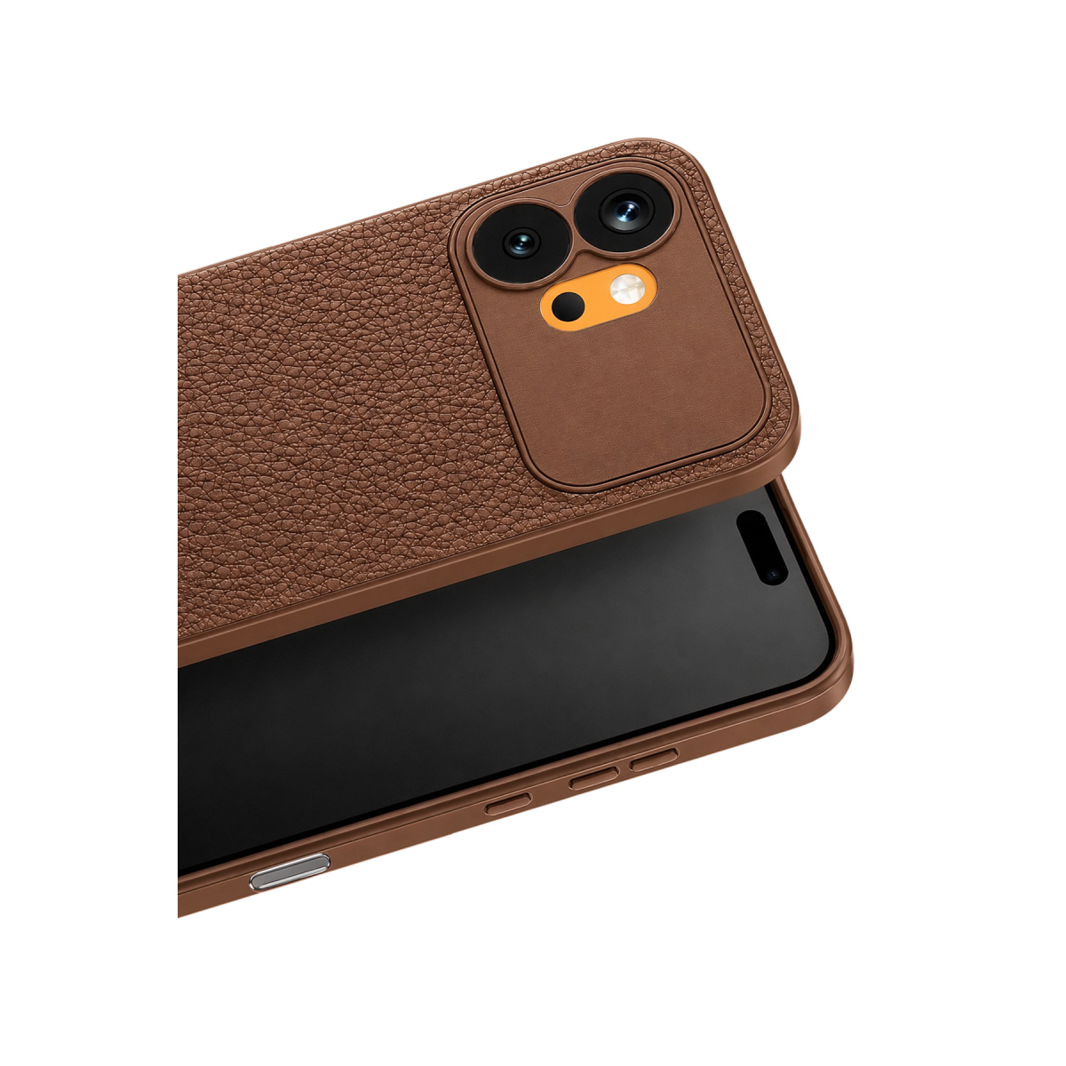 Huawei Honor 600 Thermax Silikon Kılıf - Kahverengi