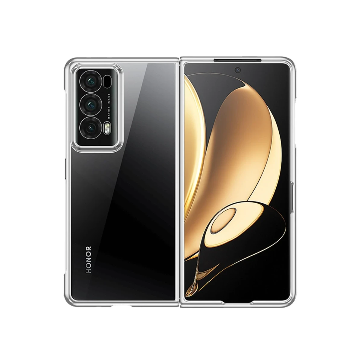 Huawei Honor Magic V2 Kılıf Jasper Kapak - Siyah