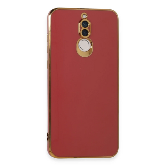 Huawei Mate 10 Lite Kılıf Volet Silikon - Kırmızı