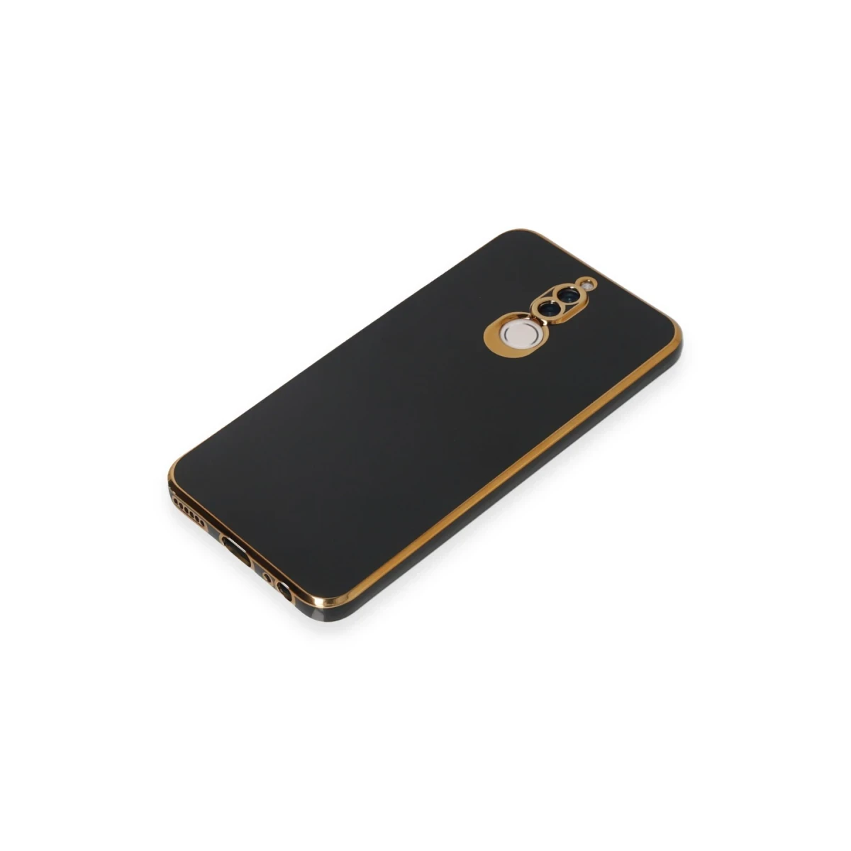Huawei Mate 10 Lite Kılıf Volet Silikon - Siyah