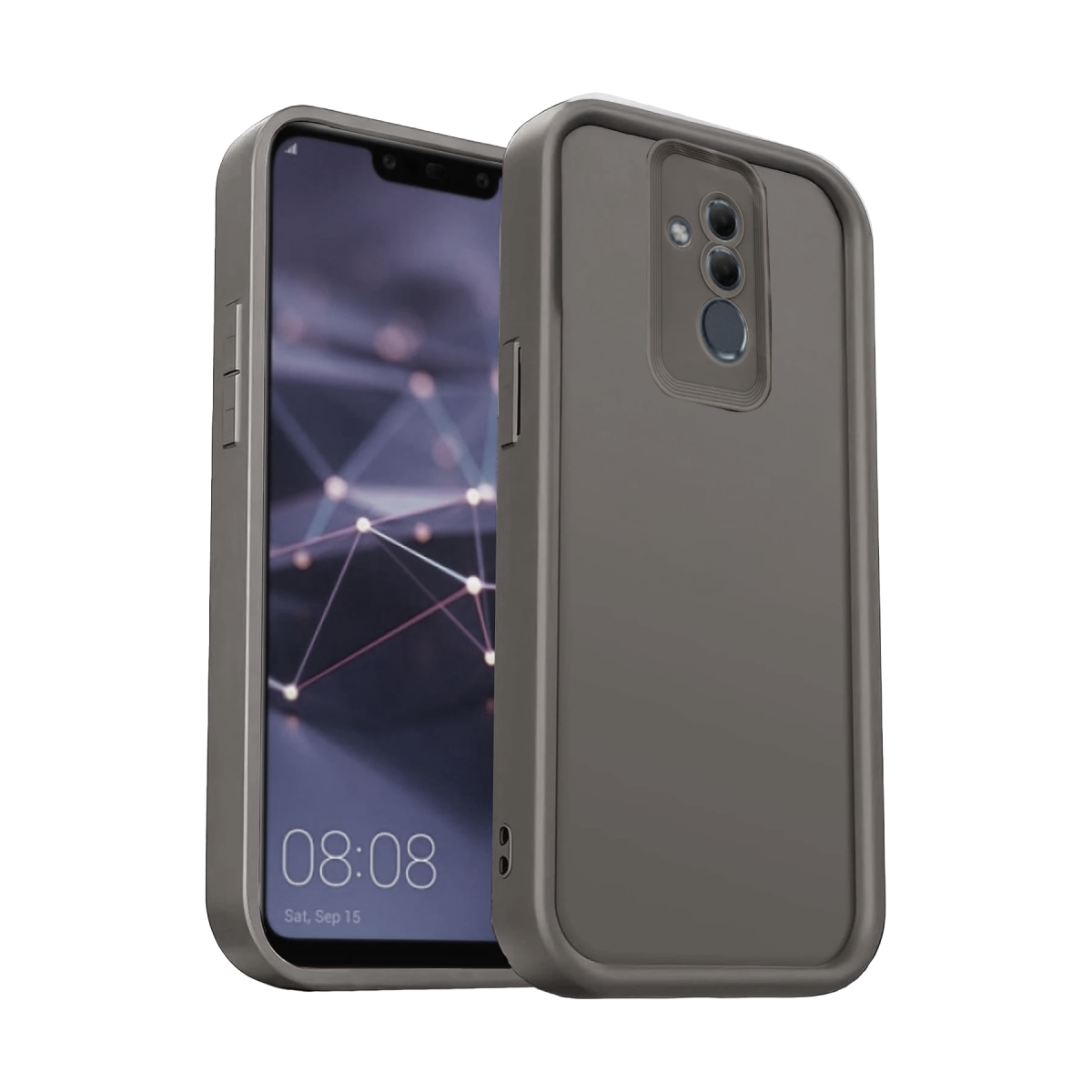 Huawei Mate 20 Lite Kılıf Viera Silikon - Gri