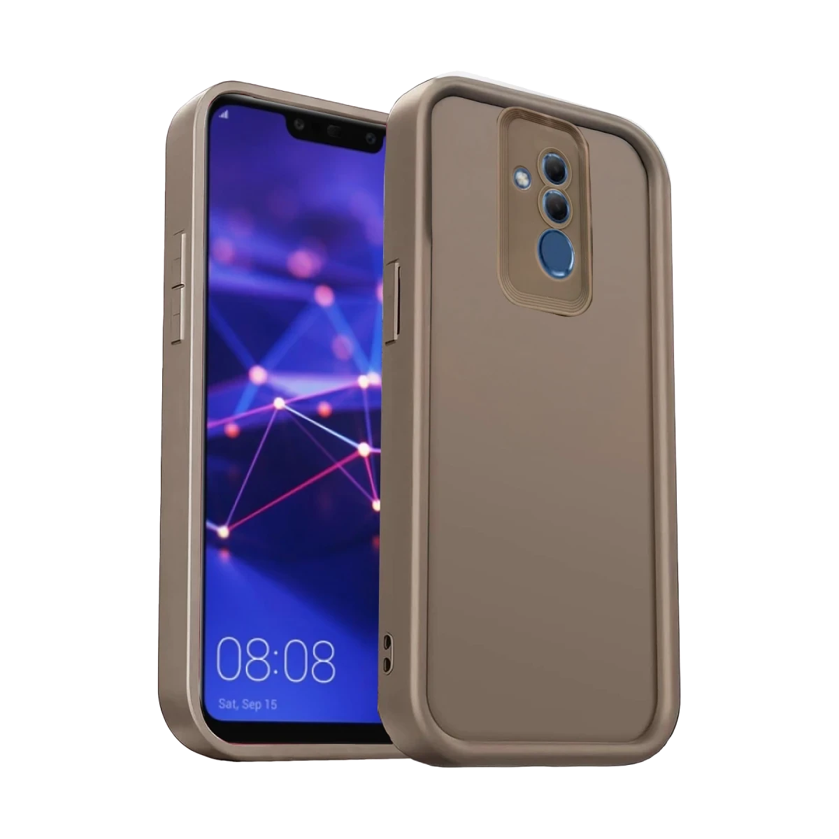 Huawei Mate 20 Lite Kılıf Viera Silikon - Kahverengi