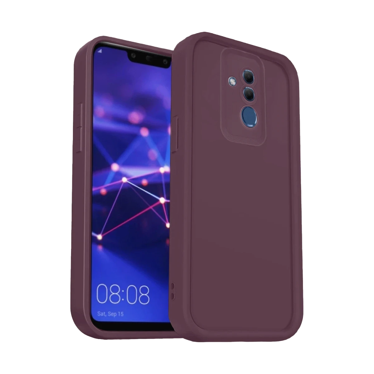 Huawei Mate 20 Lite Kılıf Viera Silikon - Mürdüm