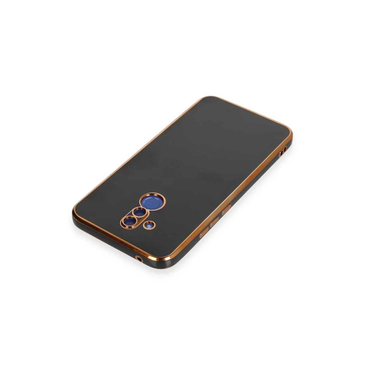 Huawei Mate 20 Lite Kılıf Volet Silikon - Siyah