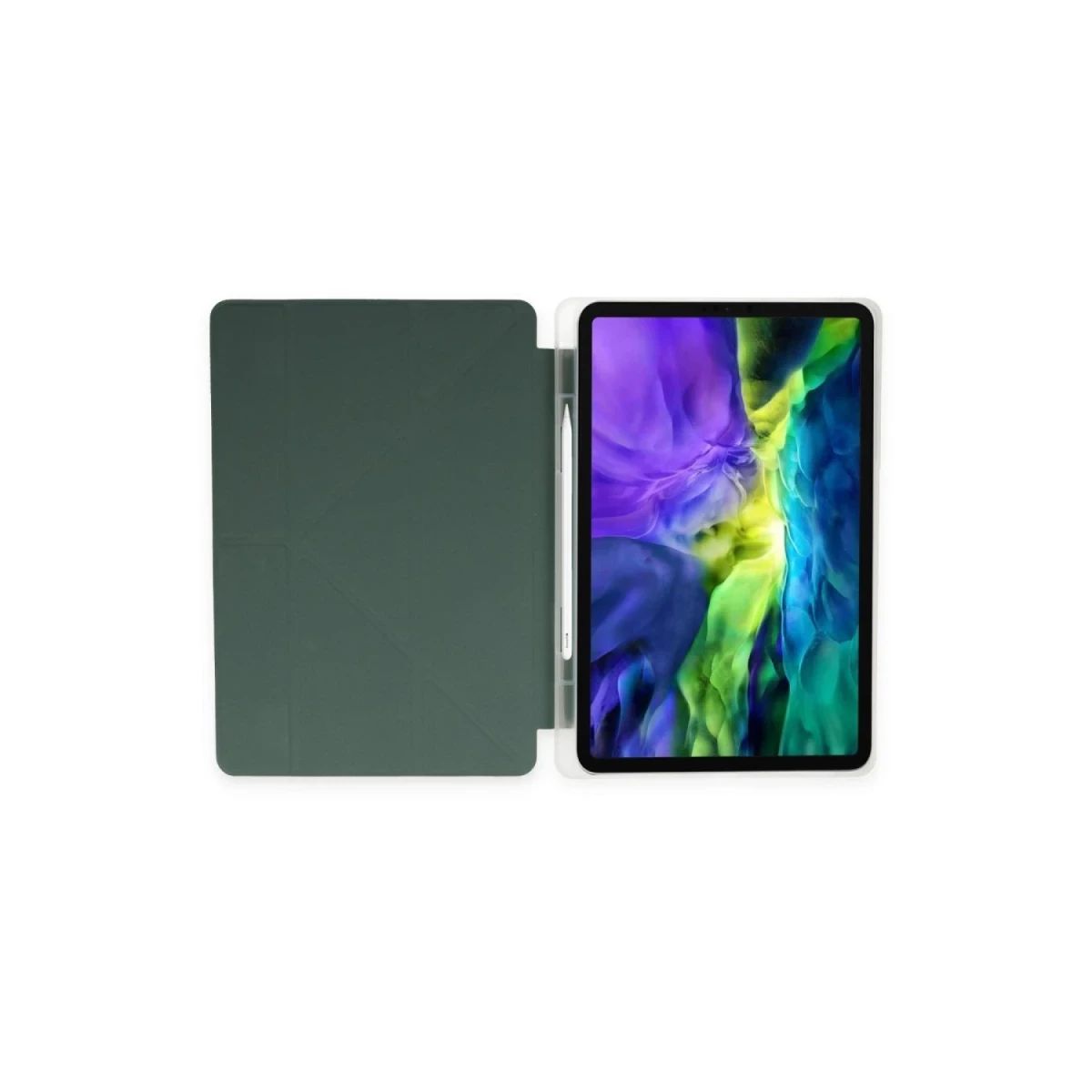 Huawei MatePad SE Kılıf Kalemlikli Mars Tablet Kılıfı - Koyu Yeşil