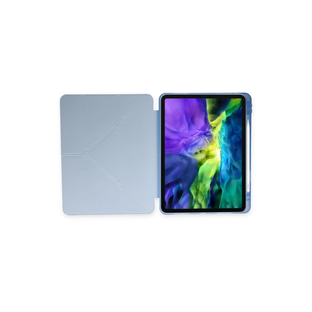 Huawei MatePad SE Kılıf Kalemlikli Mars Tablet Kılıfı - Mavi