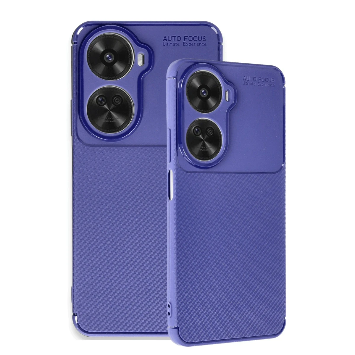Huawei Nova 12 SE Kılıf Auto Focus Karbon Kapak - Lacivert