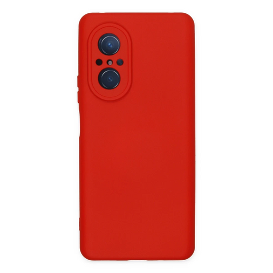 Huawei Nova 9 SE Kılıf Nano içi Kadife Silikon - Kırmızı
