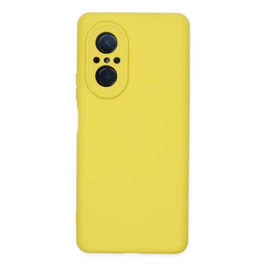 Huawei Nova 9 SE Kılıf Nano içi Kadife Silikon - Sarı