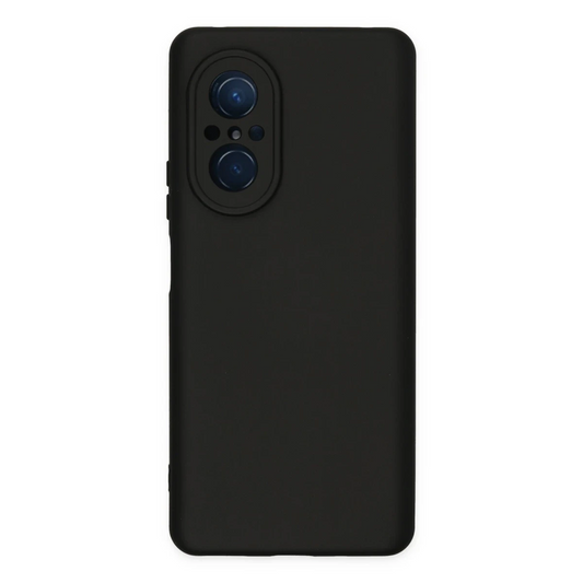 Huawei Nova 9 SE Kılıf Nano içi Kadife Silikon - Siyah
