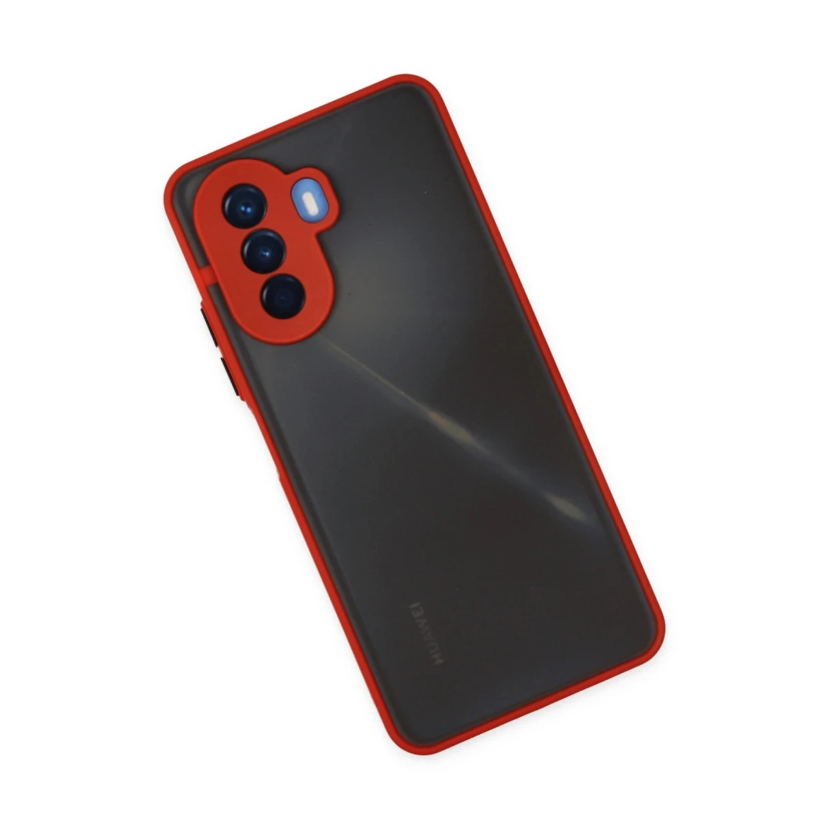 Huawei Nova Y70 Kılıf Montreal Silikon Kapak - Kırmızı