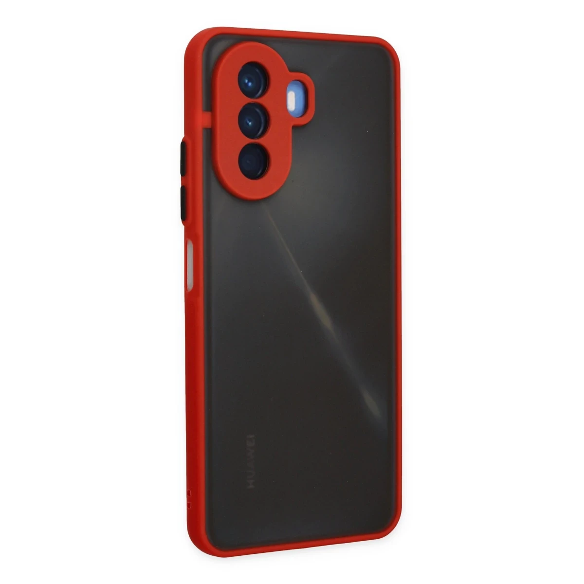 Huawei Nova Y70 Kılıf Montreal Silikon Kapak - Kırmızı