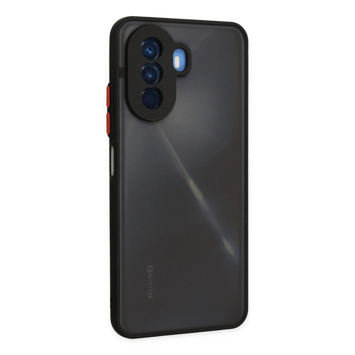 Huawei Nova Y70 Kılıf Montreal Silikon Kapak - Siyah