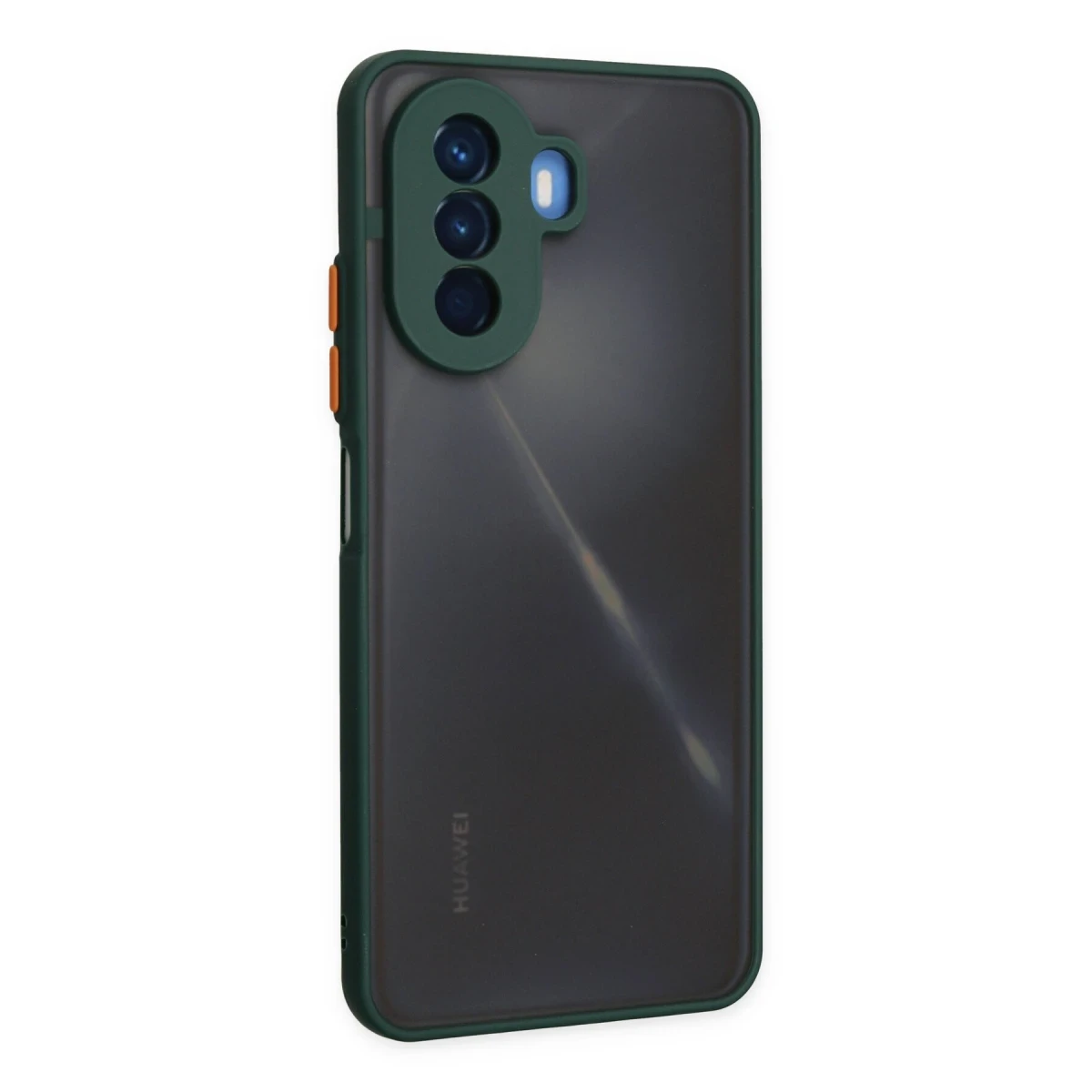 Huawei Nova Y70 Kılıf Montreal Silikon Kapak - Yeşil