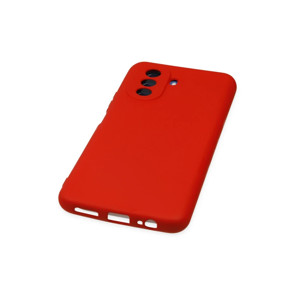 Huawei Nova Y70 Kılıf Nano içi Kadife Silikon - Kırmızı