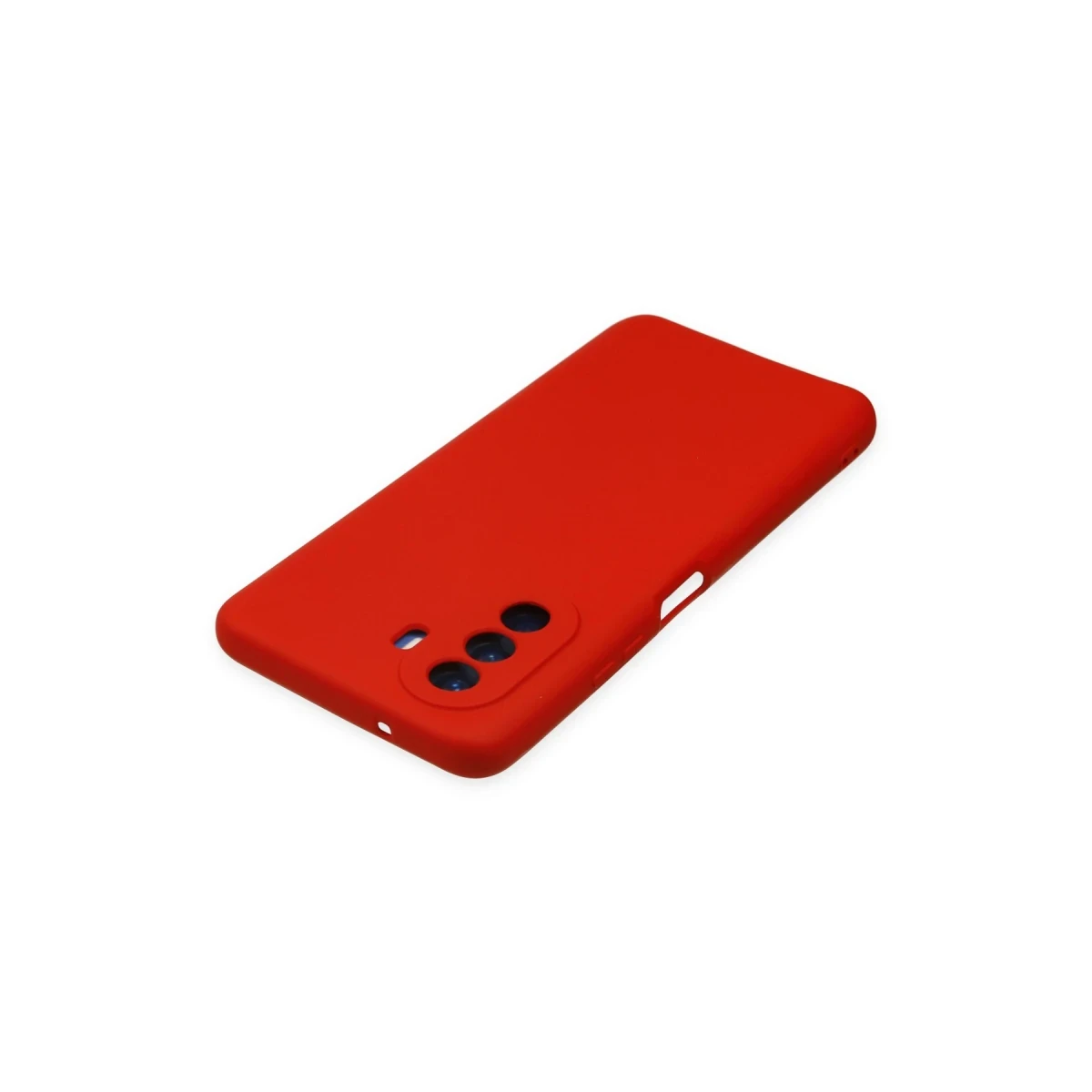 Huawei Nova Y70 Kılıf Nano içi Kadife Silikon - Kırmızı