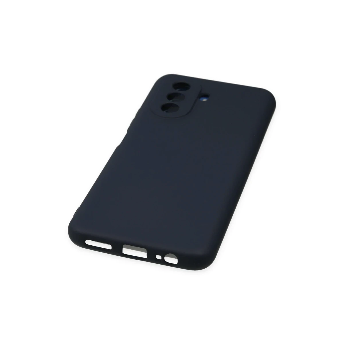 Huawei Nova Y70 Kılıf Nano içi Kadife Silikon - Lacivert