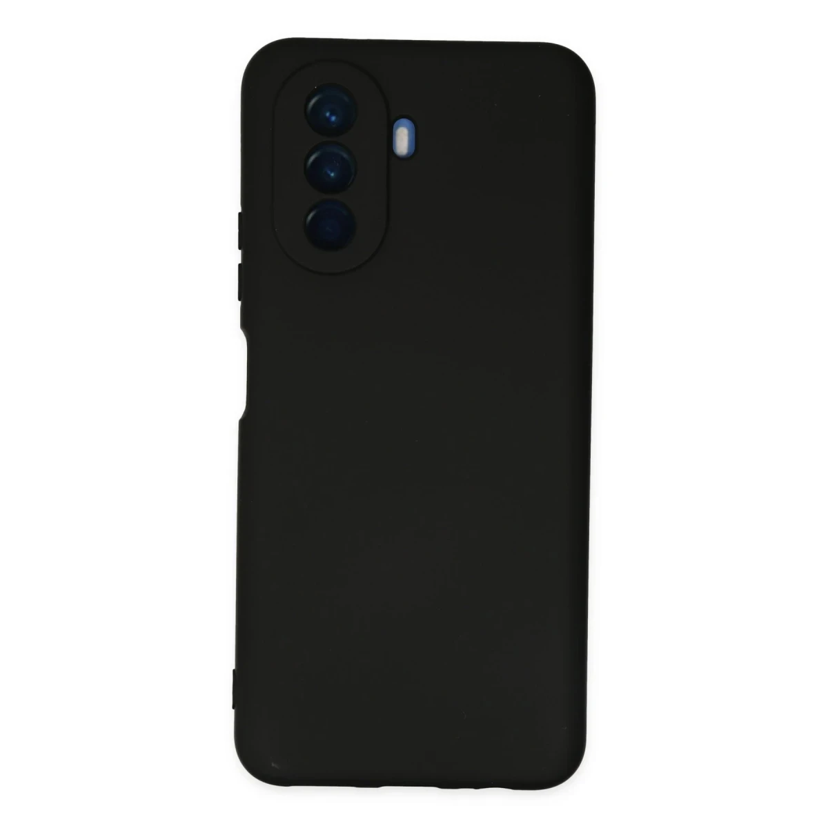 Huawei Nova Y70 Kılıf Nano içi Kadife Silikon - Siyah