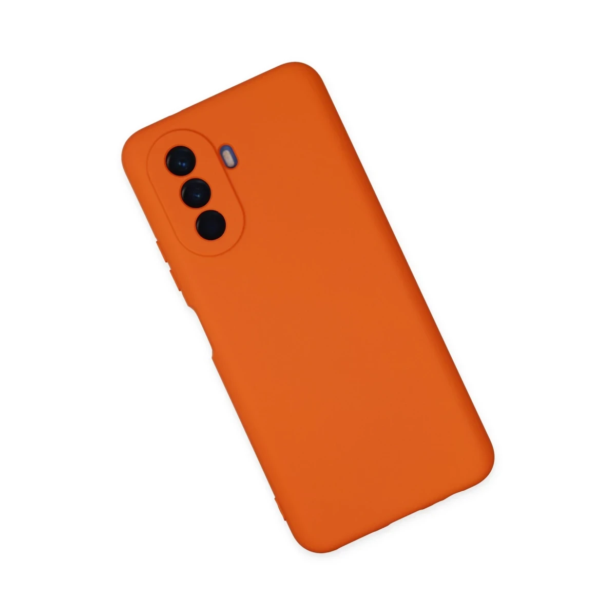 Huawei Nova Y70 Kılıf Nano içi Kadife Silikon - Turuncu