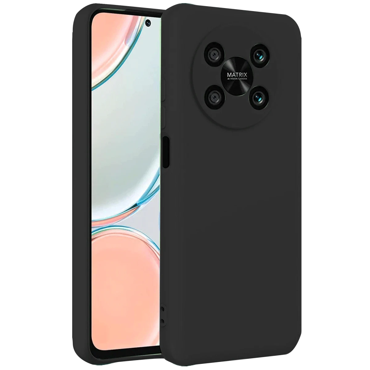 Huawei Nova Y90 Kılıf First Silikon - Siyah