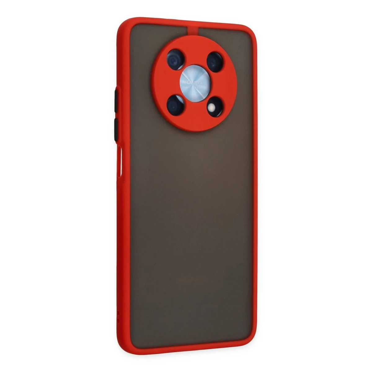 Huawei Nova Y90 Kılıf Montreal Silikon Kapak - Kırmızı
