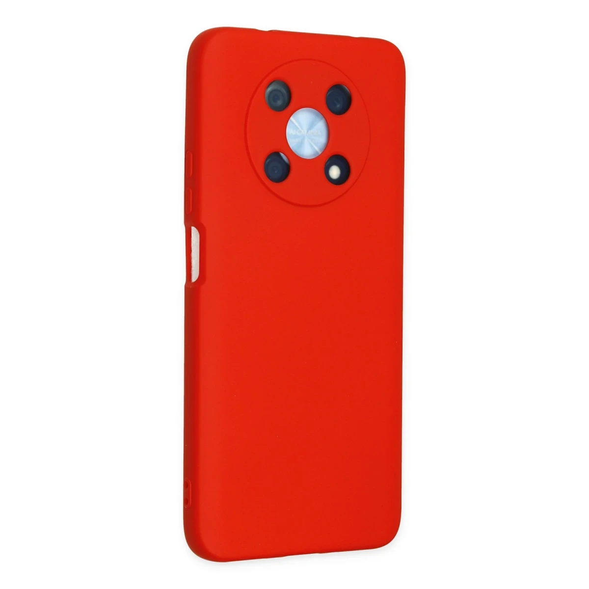 Huawei Nova Y90 Kılıf Nano içi Kadife Silikon - Kırmızı