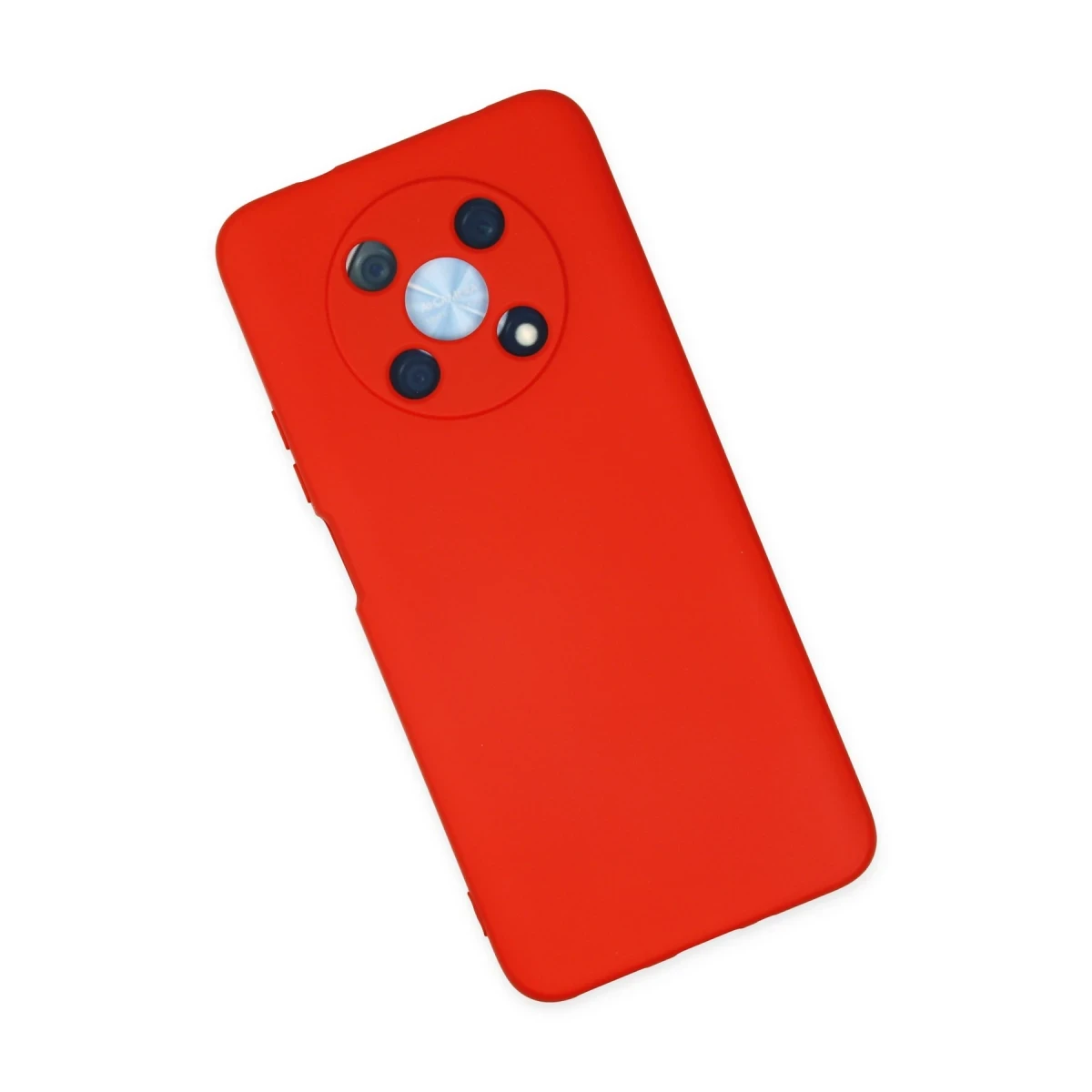 Huawei Nova Y90 Kılıf Nano içi Kadife Silikon - Kırmızı