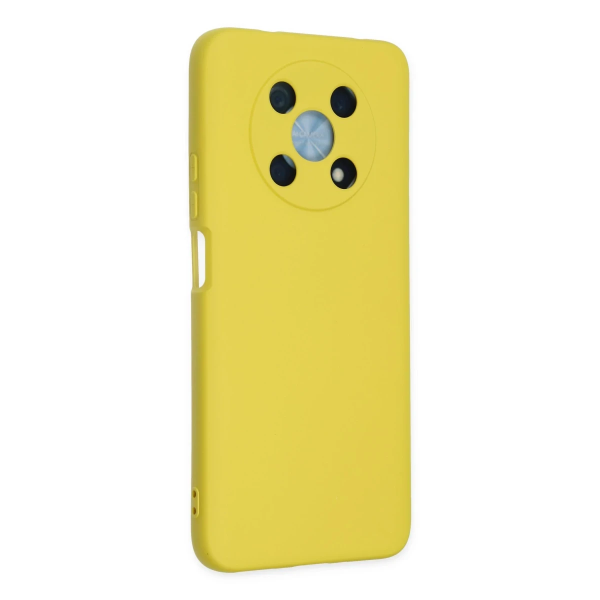 Huawei Nova Y90 Kılıf Nano içi Kadife Silikon - Sarı