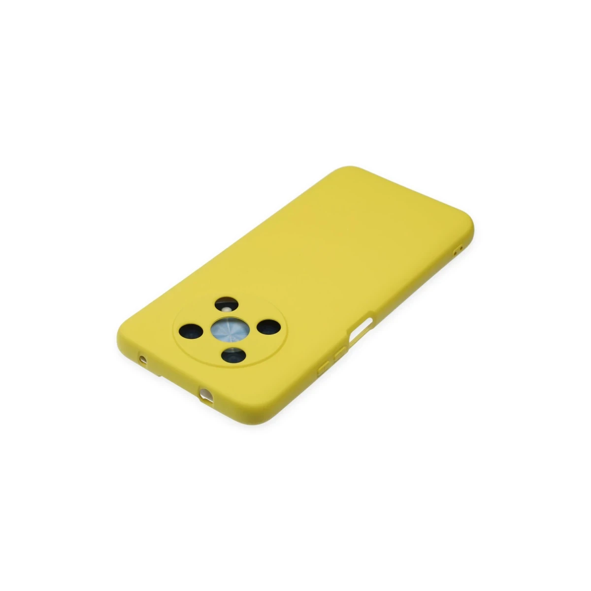 Huawei Nova Y90 Kılıf Nano içi Kadife Silikon - Sarı