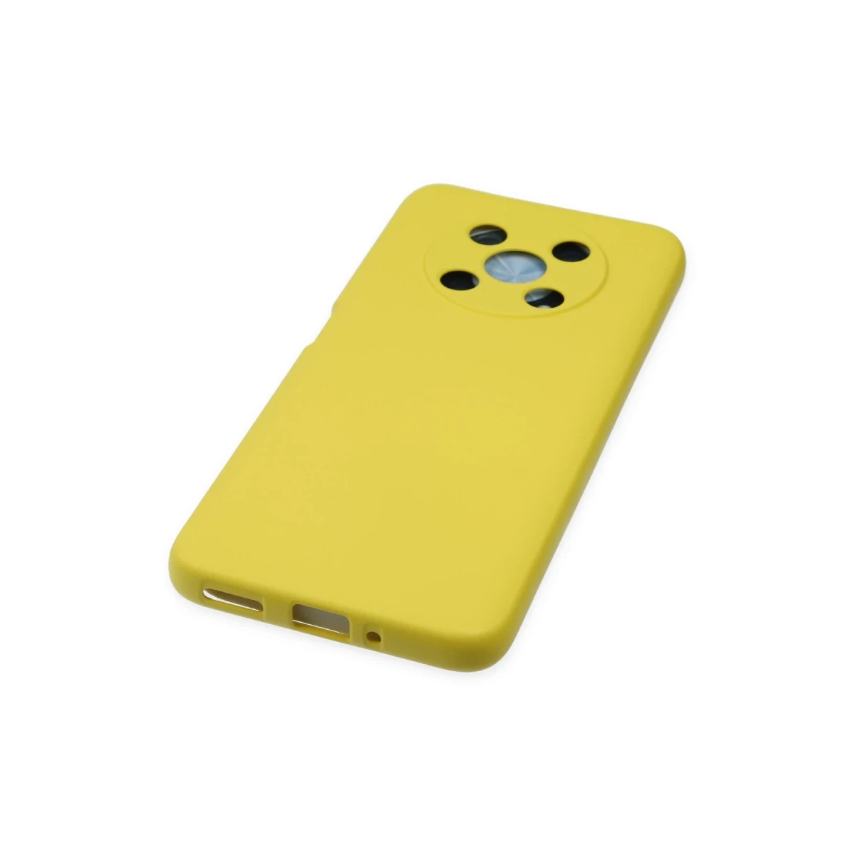 Huawei Nova Y90 Kılıf Nano içi Kadife Silikon - Sarı