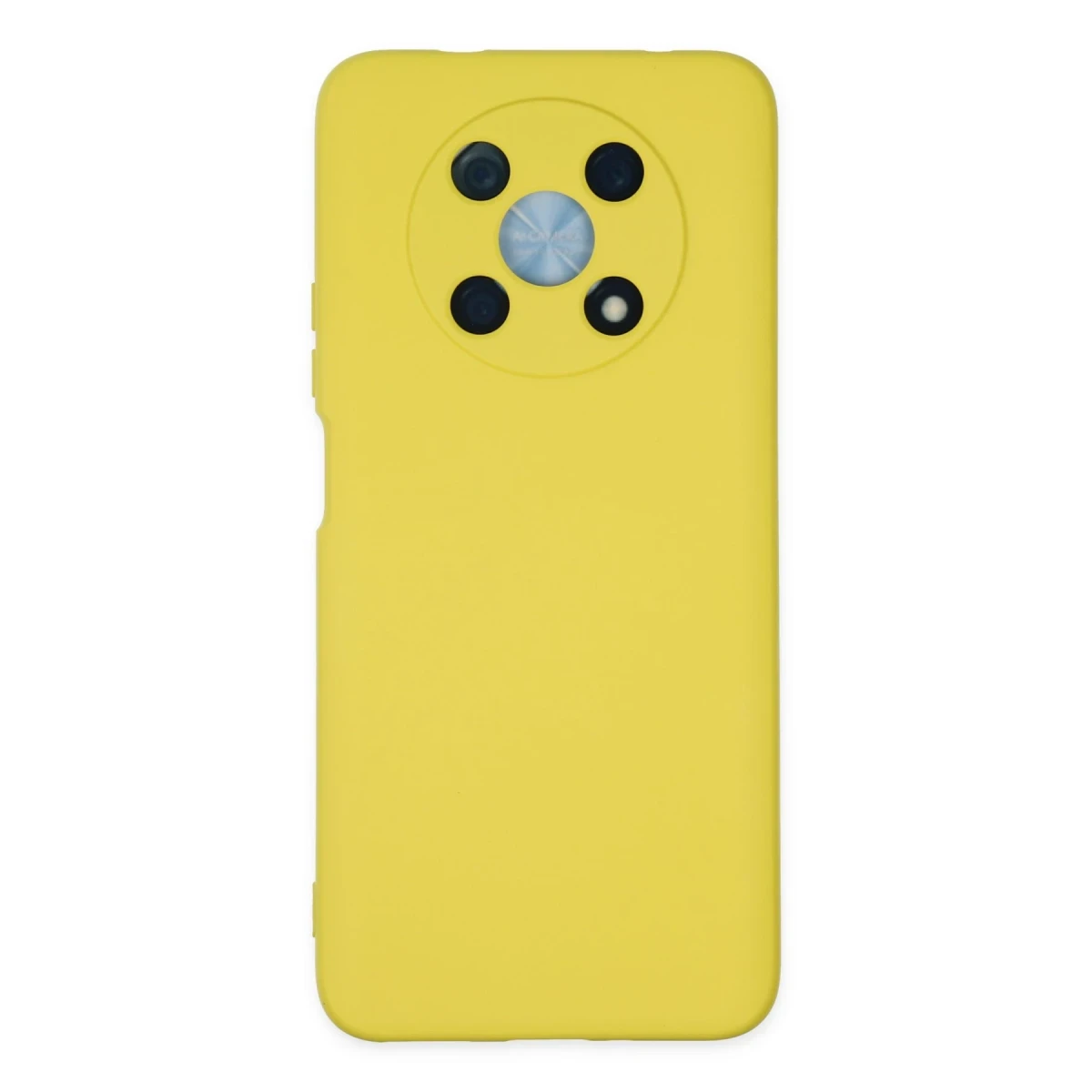Huawei Nova Y90 Kılıf Nano içi Kadife Silikon - Sarı